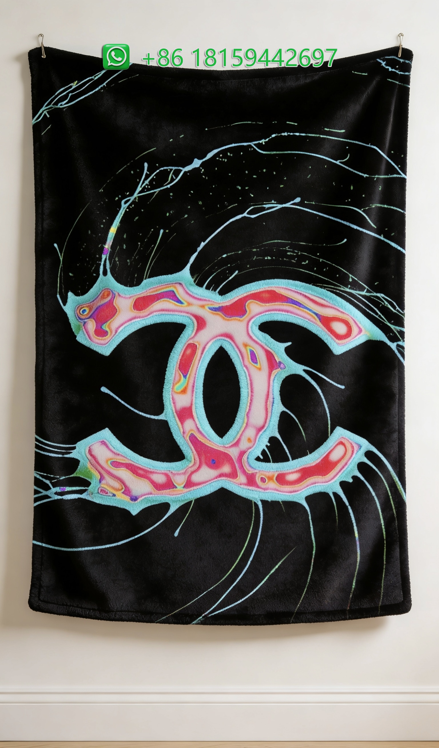 Chanel Throw Blankets